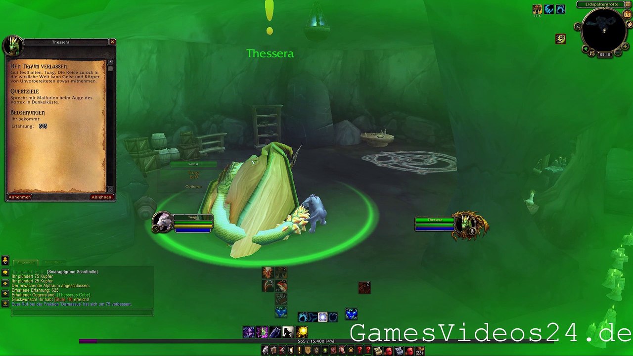 World of Warcraft Quest: Den Traum verlassen