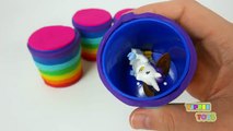 Play Doh Rainbow Surprise Toys for Kids Playdough Video Paw Patrol Hello Kitty Ugglys Pet Shop