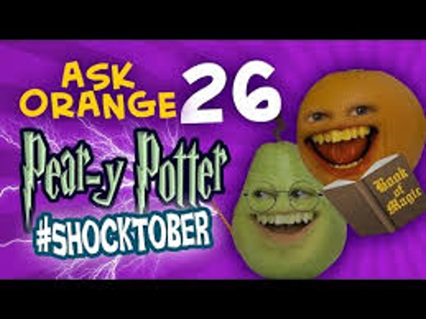 Annoying Orange Ask Orange 26 Pear Y Potter Shocktober - roblox horror mansion deadly spongebob annoying orange plays shocktober