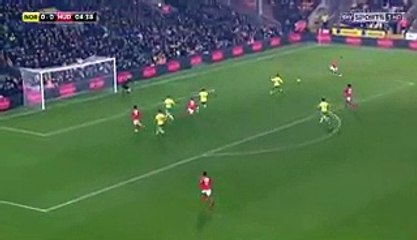 Elias Kachunga Goal HD - Norwich City 0-1 Huddersfield Town 16.12.2016