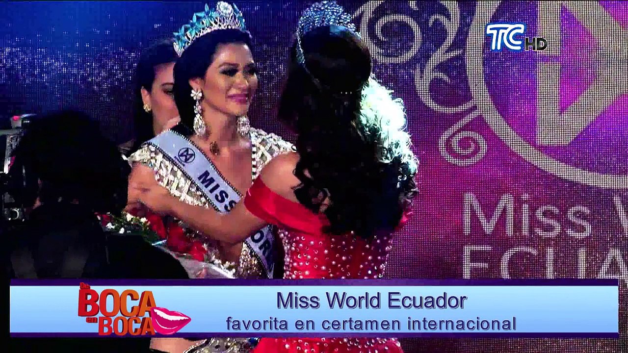 Mirka Cabrera Miss World Ecuador brilla en Miss Mundo
