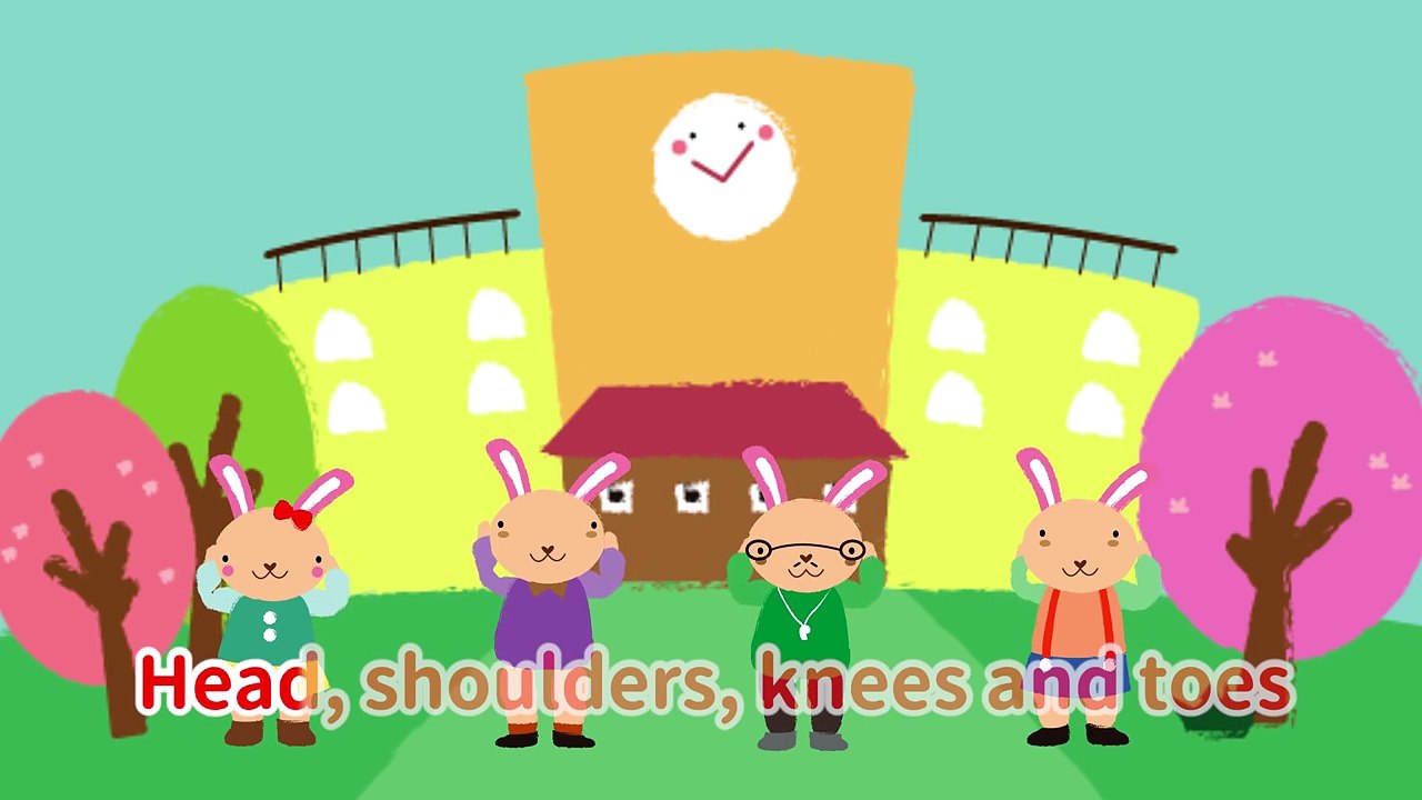 Karaoke; Head, Shoulders, Knees and Toes | Children Nursery Rhyme | Kids Songs | Baby Puff Puff
