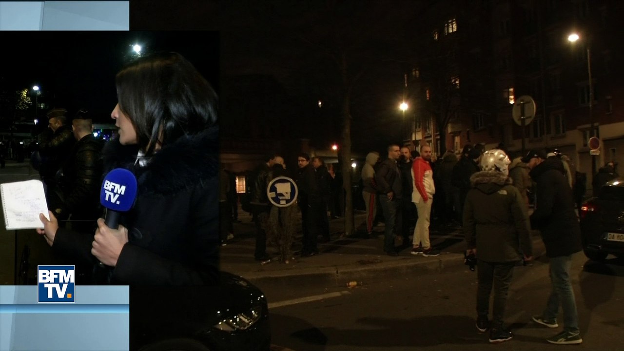 Après une journée de mobilisation, les chauffeurs de VTC grévistes campent devant le siège de Uber