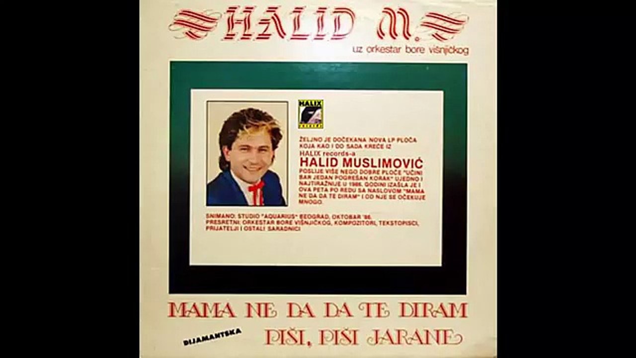 Halid Muslimovic - I muskarac plakat moze - (Audio 1986) HD