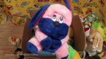 Box Full of Plush Toys: Teddy Bears, Puppies, Stuffed Animals for Babies!