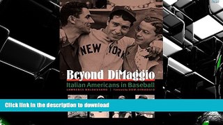 READ Beyond DiMaggio: Italian Americans in Baseball Kindle eBooks