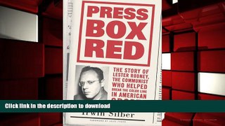 Pre Order Press Box Red: The Story Of Lester Rodney, Kindle eBooks