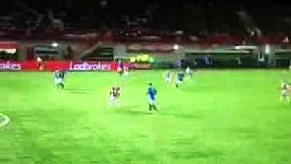 Hamilton vs Rangers 0-1  waghorn goal 16-12-2016