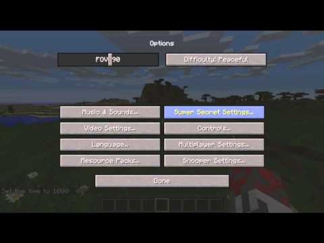 Minecraft Snapshot 13w38a Super Secret Settings Shaders And More Video Dailymotion