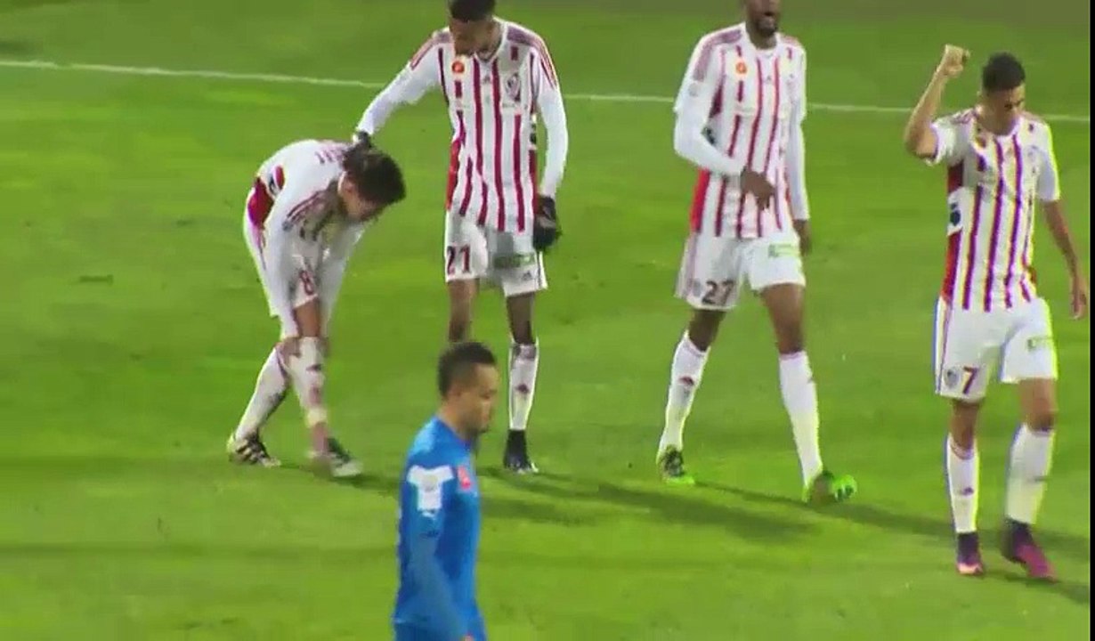 AC Ajaccio 1-2 Nîmes Olympique - Tous Les Buts (16.12.2016)  - Ligue 2