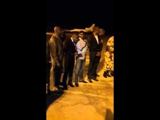 Arrivé de Guillaume Soro, président de l'Assemblée nationale