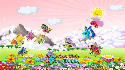 Fly Fly The Butterfly Karaoke | Nursery Rhymes TV [Karaoke 4K]