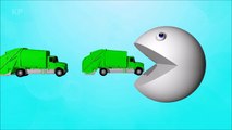 Colors for Children to Learn with Pacman Cartoon Car Toys - Colours for Kids Baby Toddlers to Learn