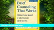Price Brief Counseling That Works: A Solution-Focused Approach for School Counselors and