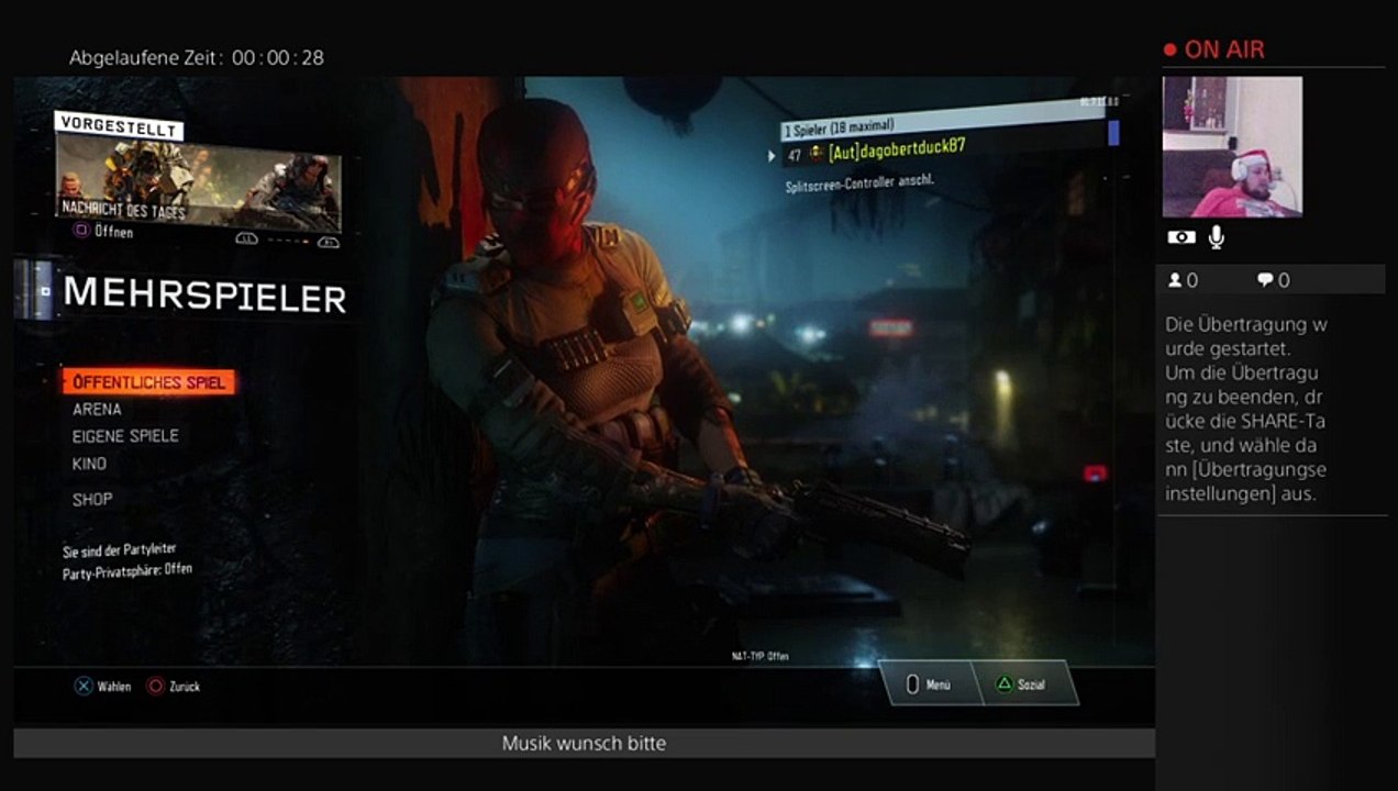 PS4-Live-Übertragung von dagobertduck87
