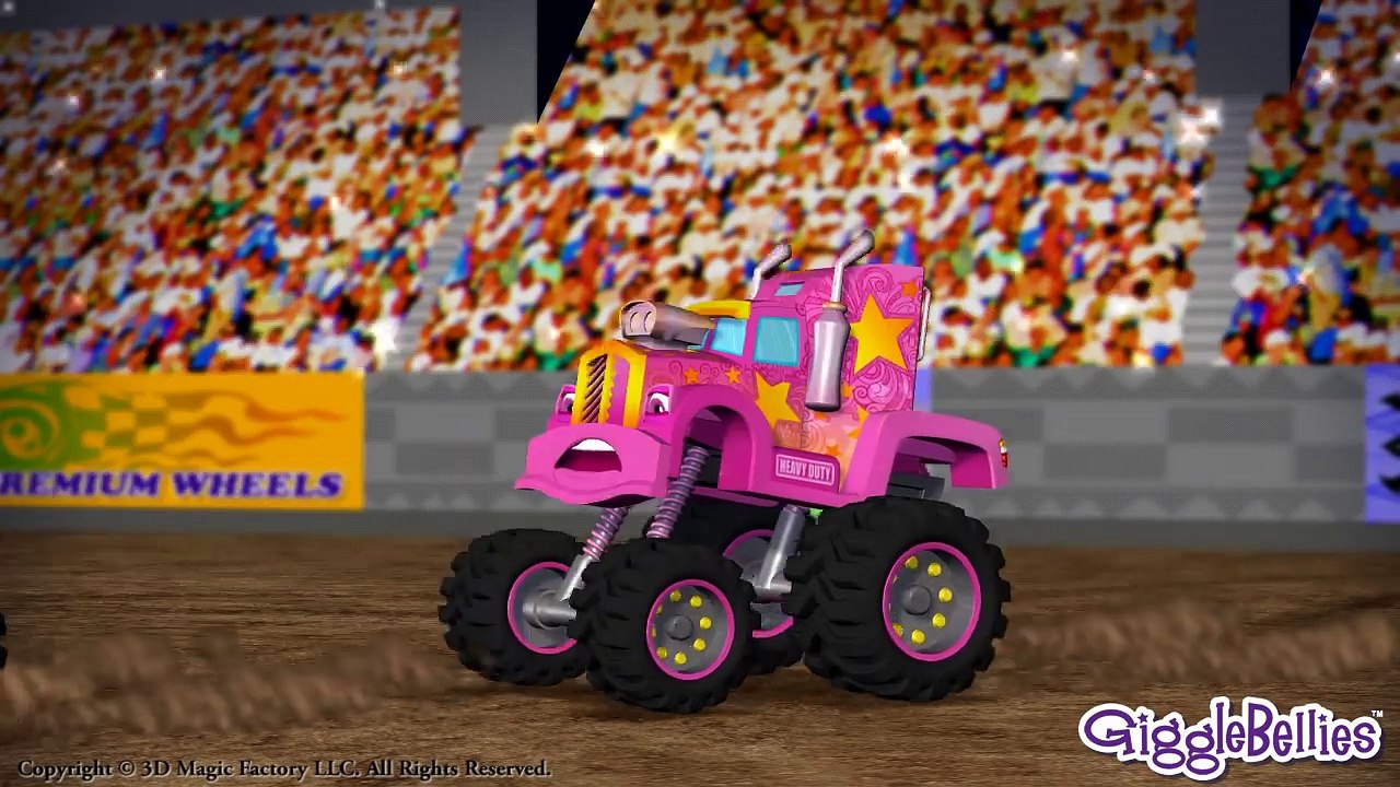 Monster Trucks Learn the Alphabet | ABCs | GiggleBellies