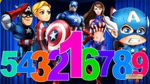 Learn 123 Song By Captain America | 123 Numbers Children Nursery Rhymes | 123 Songs For Kids