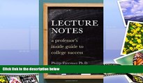 Price Lecture Notes: A Professor s Inside Guide to College Success Philip Freeman On Audio