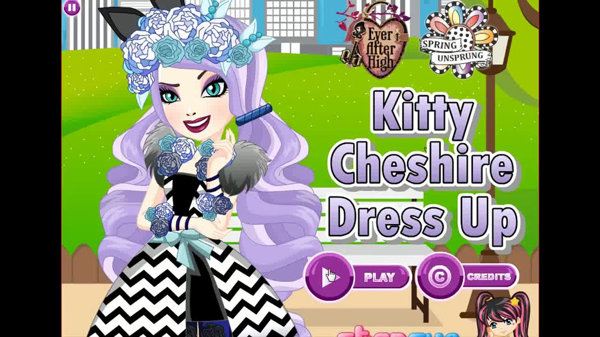 ever after high kitty cheshire spring unsprung