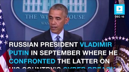 Obama told Putin to 'cut it out' with the hacking or 'face serious consequences'