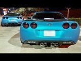 TURBO Mustang STREET RACES ZR-1 Corvettes!