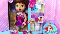 Baby Alive My Baby All Gone Pooping Peeing Doll Dirty Diapers & Surprise Toys Purse