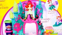 Play Doh Ariels Undersea Castle Frozen Elsa Anna Magiclip Playdough Mix n Match Disney Dolls