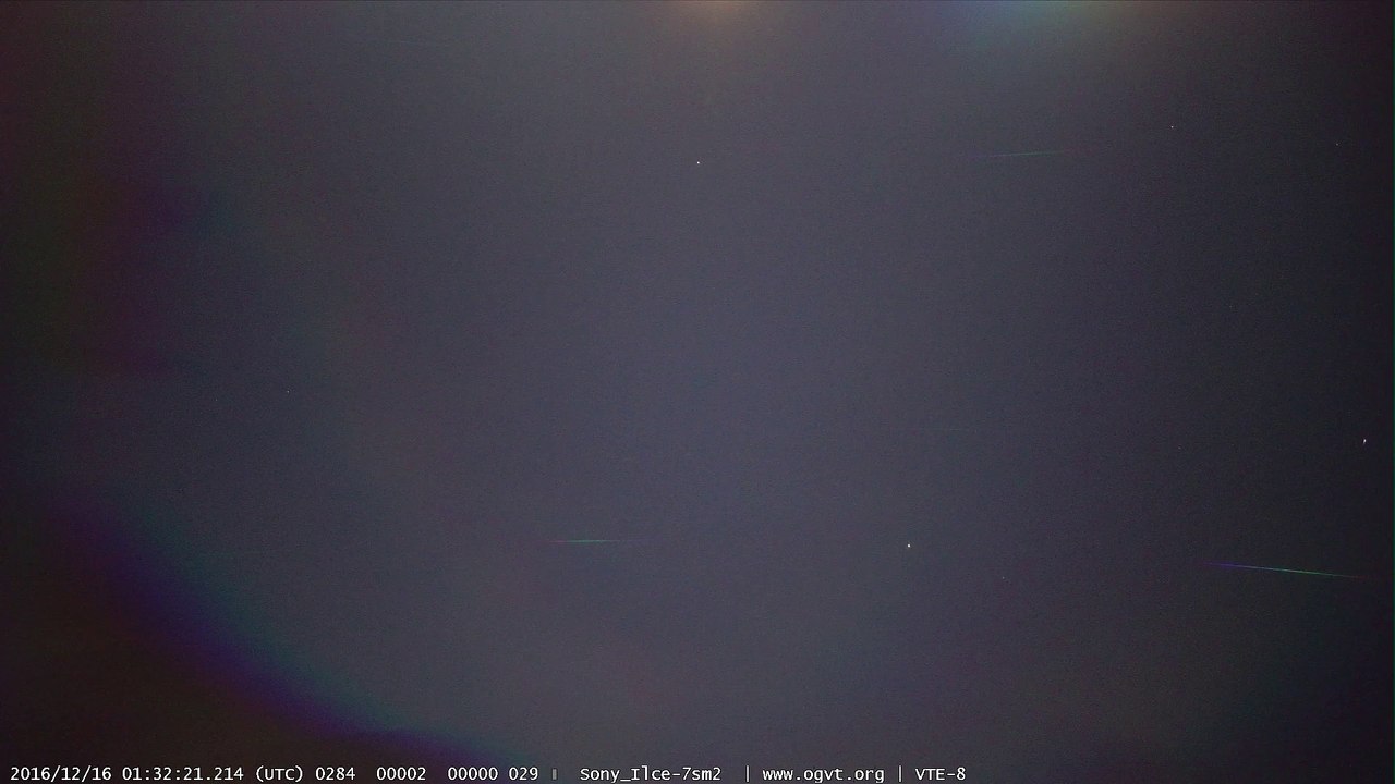 Meteor over the Alps