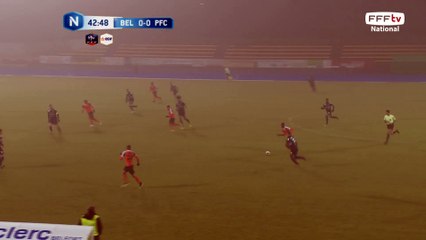 Centre dévié au premier poteau