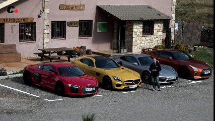 Porsche 911 Turbo S vs Mercedes-AMG GT S, Audi R8, Nissan GT-R   Comparativa   Prueba