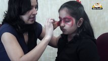 Face Painting - Easy way to paint a Lady Bug