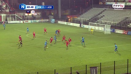 Belle action sur un mauvais dégagement de Quevilly