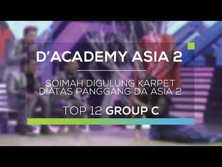 Soimah Digulung Karpet di Atas Panggung D'Academy Asia 2
