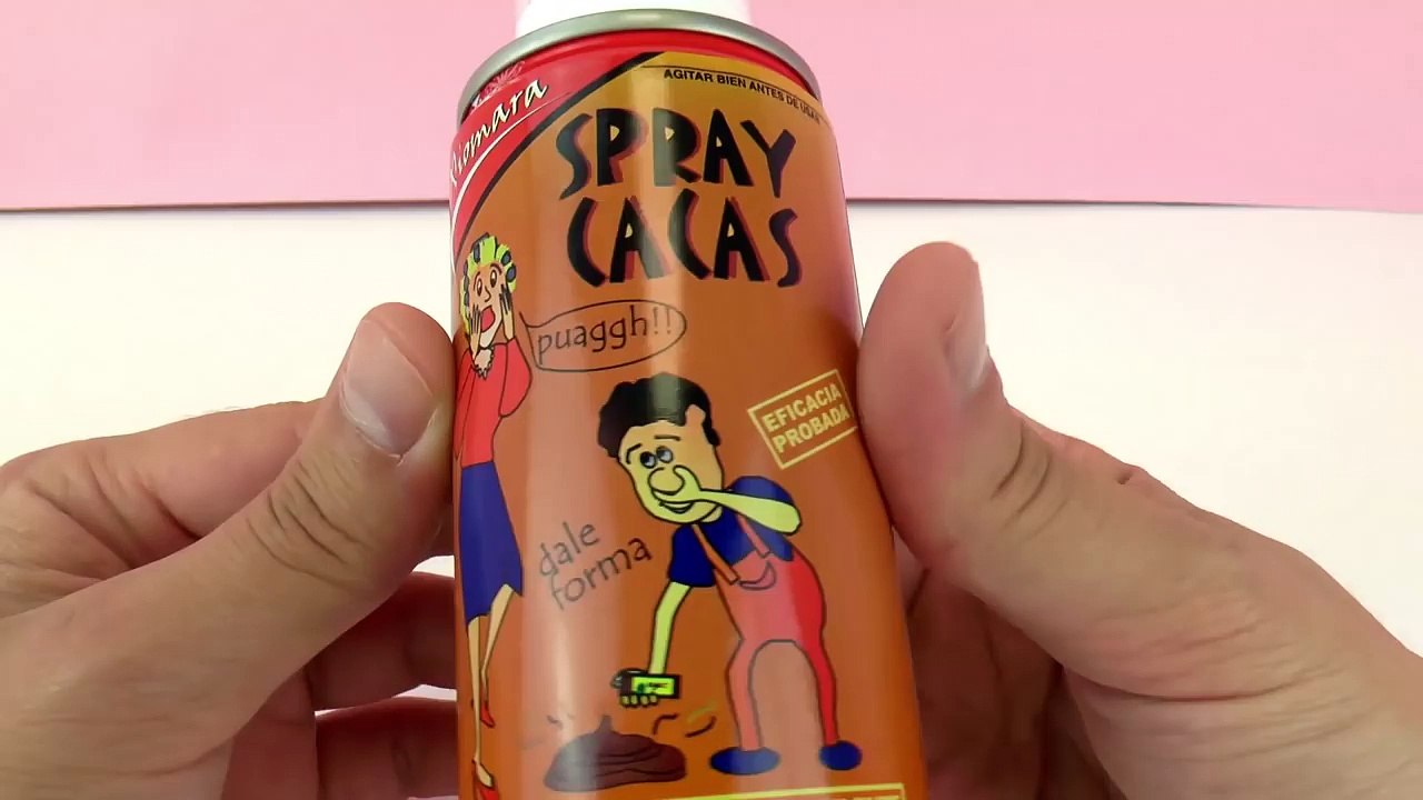 WIE HEEFT DIE DROL DAAR NEERGELEGD? Spray-poep! Fopartikel van de heftigste soort!