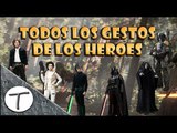 Todos los gestos de los héroes Star Wars Battlefront