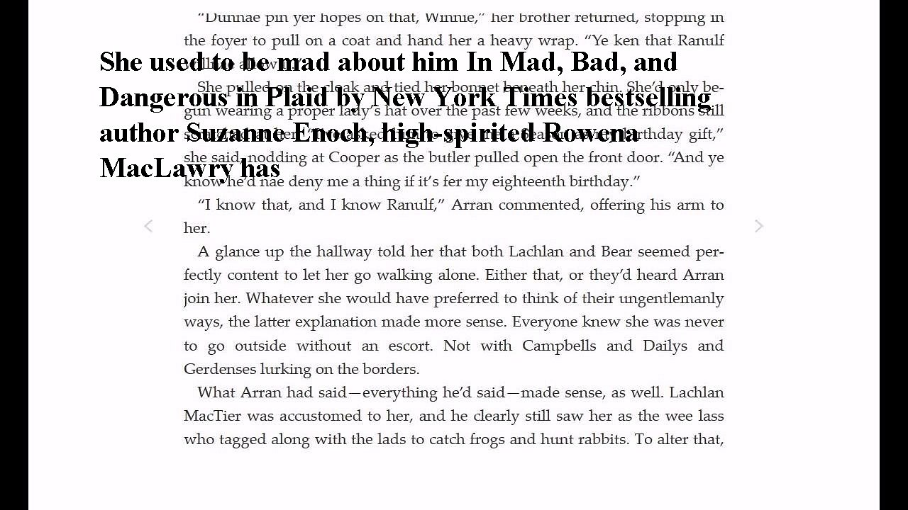 Download Mad, Bad, and Dangerous in Plaid (Scandalous Highlanders Series #3) ebook PDF