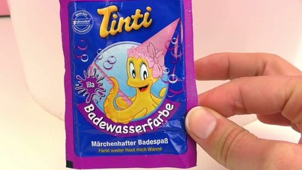DISASTER in bathtub | Purple Eruption! | Tinti Magic Volcano
