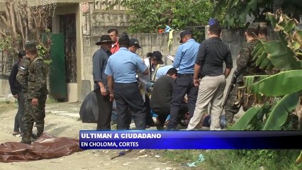 Desconocidos ultimaron a motorista en Choloma