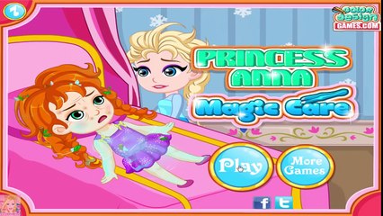 Princess Anna Magic Care - Disney Frozen Princess Games
