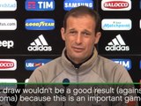 Draw is no good against Roma - Allegri