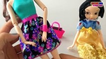 Barbie Girl Dolls Fashion Selfie & barbie doll Fortune Days Snow White Doll | Disney Toys For Kids