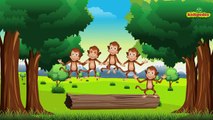 Five Little Monkeys - Nursery Rhyme Songs I Children Rhymes I Baby Songs I Kindergarten I Toddler