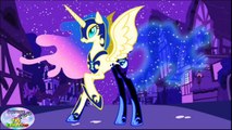 My Little Pony Transforms Into Nightmare Moon Alicorn Surprise Egg and Toy Collector SETC