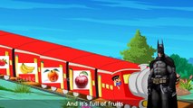 The Fruit Train Batman | 3D Animation Rhymes For Kids | Most Popular Nursery Rhymes With Lyrics