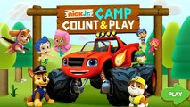 Nick Jr Camp Count and Play - Blaze and the Monster Machines, Bubble Guppies, Paw Patrol etc.