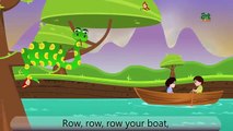 Row row row your boat rhyme - Best Nursery Rhymes and Songs for Children - Kids Songs - artnutzz TV