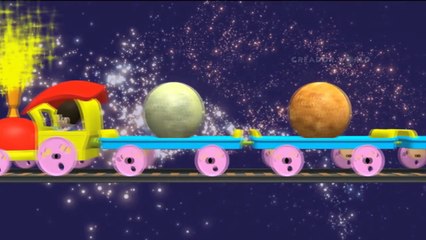 The Planet Train For Kids | Learn About Planet Names | Creador Nursery Rhymes