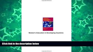 Buy  Women s Education in Developing Countries: Barriers, Benefits, and Policies (World Bank)