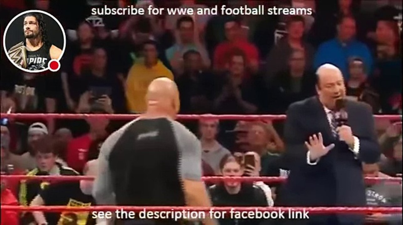 Goldberg vs Rusev & Paul Heyman WWE RAW 31 October 2016