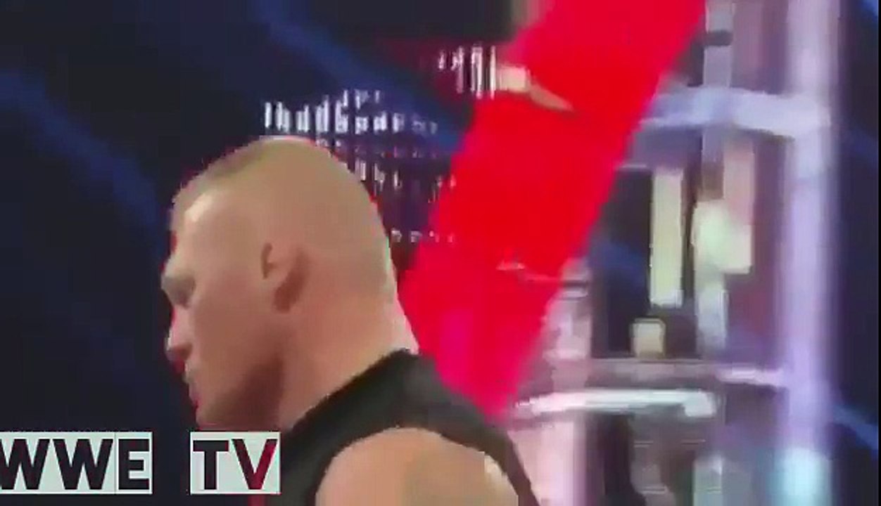 Look what's happen on Brock Lesnar Vs Heath Slater - WWE RAW 15 August 2016 Full Match 1080p - YouTube